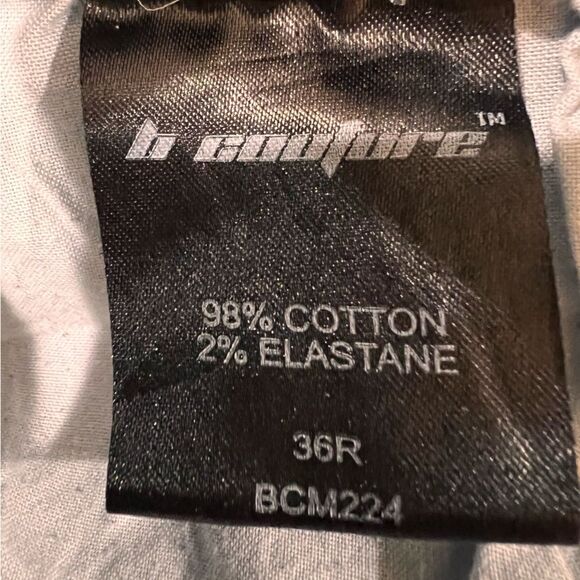 B Couture High Barnet Taper Fit Jeans Paint Splatter Mid Blue Stretchy Men Sz 36 - Picture 9 of 12